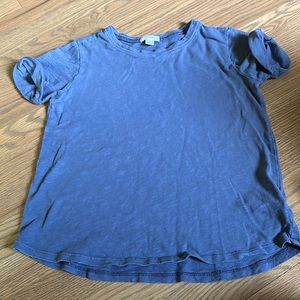 J Crew Crewcuts girls steel blue t-shirt size 10-11